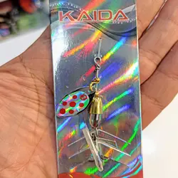 لانسه خال قرمز برچسبی زمینه ای نقره ای کایدا