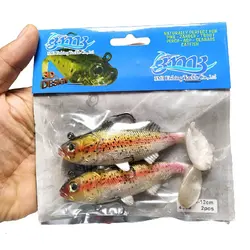 طعمه مصنویی (ماهی ژله ای 2 تایی) 435 # wx5561-12 cm
