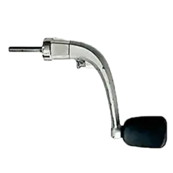 دسته چرخ دکمه دار نیم فلز