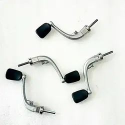 دسته چرخ دکمه دار نیم فلز