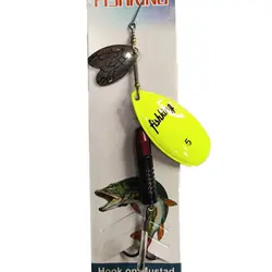 لانسه دو پلاکه فسفری نقره ای FISH KING  3H6-1-9 Size 5+3