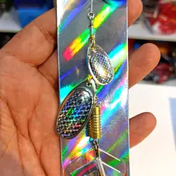 لانسه نقره ای دو پلاکه پروانه ای کایدا