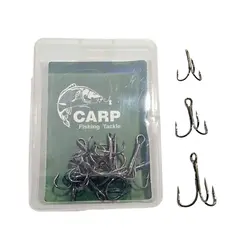 پک ۱۵ تایی قلاب سه شاخ میکس مارک CARP