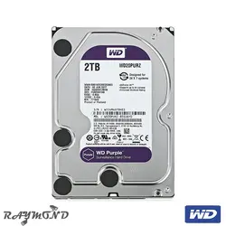 رایموند هارد دیسک اینترنال وسترن دیجیتال مدل Purple WD ظرفیت 2TB