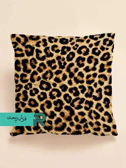 کوسن مخمل طرح مدرن طرح چیتا