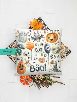کوسن مخمل طرح مدرن طرح BOO