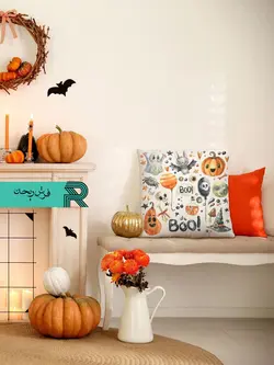 کوسن مخمل طرح مدرن طرح BOO