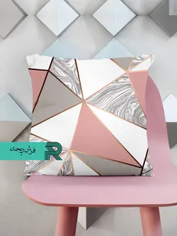 کوسن مخمل طرح مدرن طرح مرمر