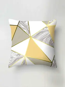 کوسن مخمل طرح مدرن طرح مرمر