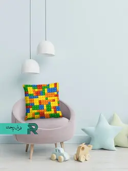 کوسن مخمل طرح مدرن طرح لگو