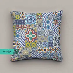 کوسن مخمل طرح اسلیمی کد6