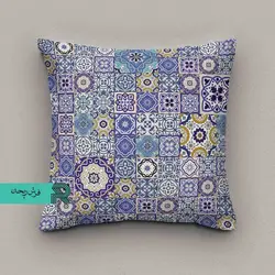 کوسن مخمل طرح اسلیمی کد۴