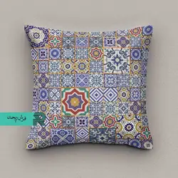 کوسن مخمل طرح اسلیمی کد۳