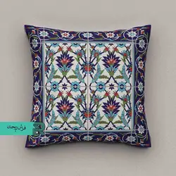 کوسن مخمل طرح اسلیمی کد7