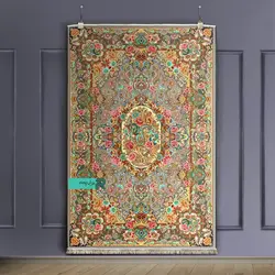 قالیچه با طرح سنتی نقشه سالاری
