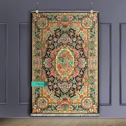 قالیچه با طرح سنتی نقشه سالاری