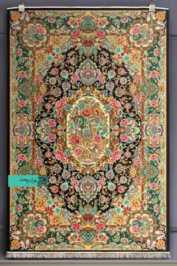 قالیچه با طرح سنتی نقشه سالاری