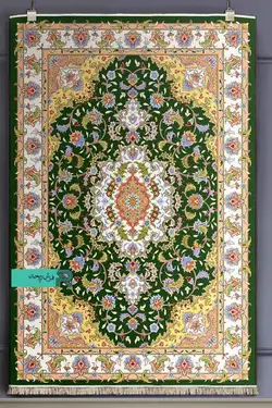 قالیچه با طرح سنتی نقشه نوید بهار