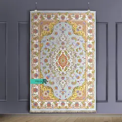 قالیچه با طرح سنتی نقشه نوید بهار