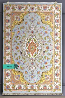 قالیچه با طرح سنتی نقشه نوید بهار