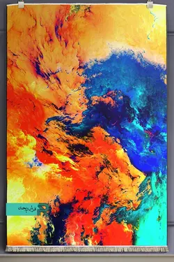 فرش ماشینی ابر و باد کد5