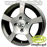 رینگ پژو IK009 (رخ مشکی) - فروشگاه اسپرت تایر محمد بورس رینگ و لاستیک و تجهیزات جانبی