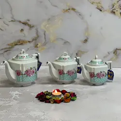 قوری شکس مدل پروین سایز بزرگ کد 1701 سبز