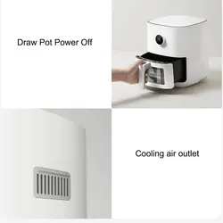سرخ کن هواپز 4لیتری شیائومی Xiaomi smart air fryer pro 4L - روهامی شاپ
