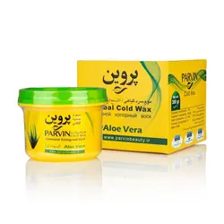 موم سرد پروین عصاره آلوئه ورا 300 گرمی جعبه دار Parvin