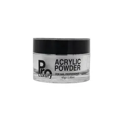 پودر کاشت ناخن پرولاکچری بی رنگ(کلیر) 40گرم proluxury