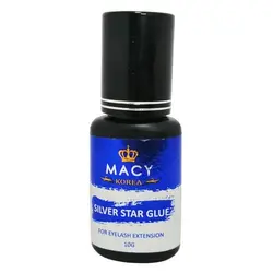 چسب دائم اکستنشن مژه مکی مدل سیلور استار 10 گرم macy - رخ کالا چسب دائم اکستنشن مژه