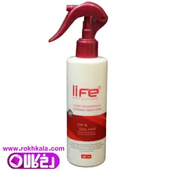 لوسیون مو لایف بدون آبکشی مخصوص مو خشک و مات حجم 200میل Life