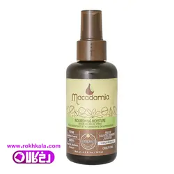 اسپری روغن ماکادمیا مناسب موهای خشک و آسیب دیده حاوی آرگان و ماکادمیا حجم 125میل Macadamia