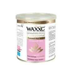 موم کنسروی وکسی صورتی صدفی حجم 800 گرم Waxxc Canned Hot Wax