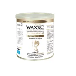 موم کنسروی وکسی سفید صدفی حجم 800 گرم Waxxc Canned Hot Wax