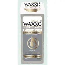 موم خشابی وکسی نقره حجم 100 گرم Waxxc Roll-on Hot Wax