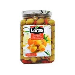 زیتون سبز فلفلی لوراس