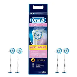سری یدک مسواک برقی اورال-بی 4 تایی مدل sensi ultra thin