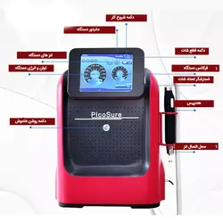 خرید ومشصات دستگاه لیزر کیوسوییچ پیکوشور پیکوسکند Picosure حذف تاتو