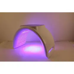 دستگاه ماسک تونلی ال ای دی نور درمانی 7 رنگ تاشو کره ای برند کوانتوم facial mask 7 colors led light therapy