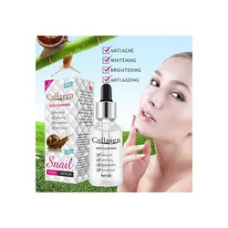 خریدومشخصات کامل سرم کلاژن ساز ضد اکنه ودرخشان کننده پوست و صورت حلزون