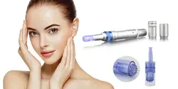 کارتریج درماپن تیتانیوم آبی در پوش دار میکرونیدلینگ ۱۲و 36 و 9 و 42