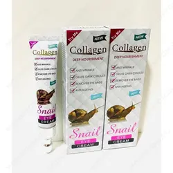 کرم ضد چروک دور چشم کلاژن ساز حلزون