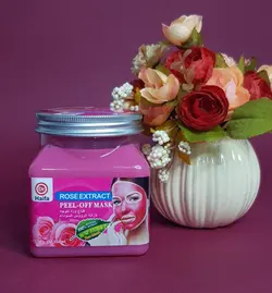 ماسک لایه بردار عصاره گل رز