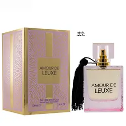 عطر ادکلن آمور دی لوکس لالیک لامور فراگرنس ورد Fragrance world Amour de Leuxe