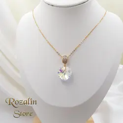 گردنبند زنانه ژوپینگ نگین سواروسکی مدل قلب کد RS-667