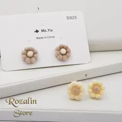 گوشواره فانتزی مدل گل کد RS-108