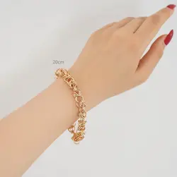 دستبند زنانه ژوپینگ مدل زنجیری طلایی