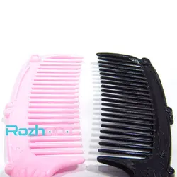 ست شانه و آینه طرح دار در دو رنگ