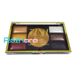 پالت سایه چشم مینی کویین به همراه هایلایتر Highlight Eyeshadow
